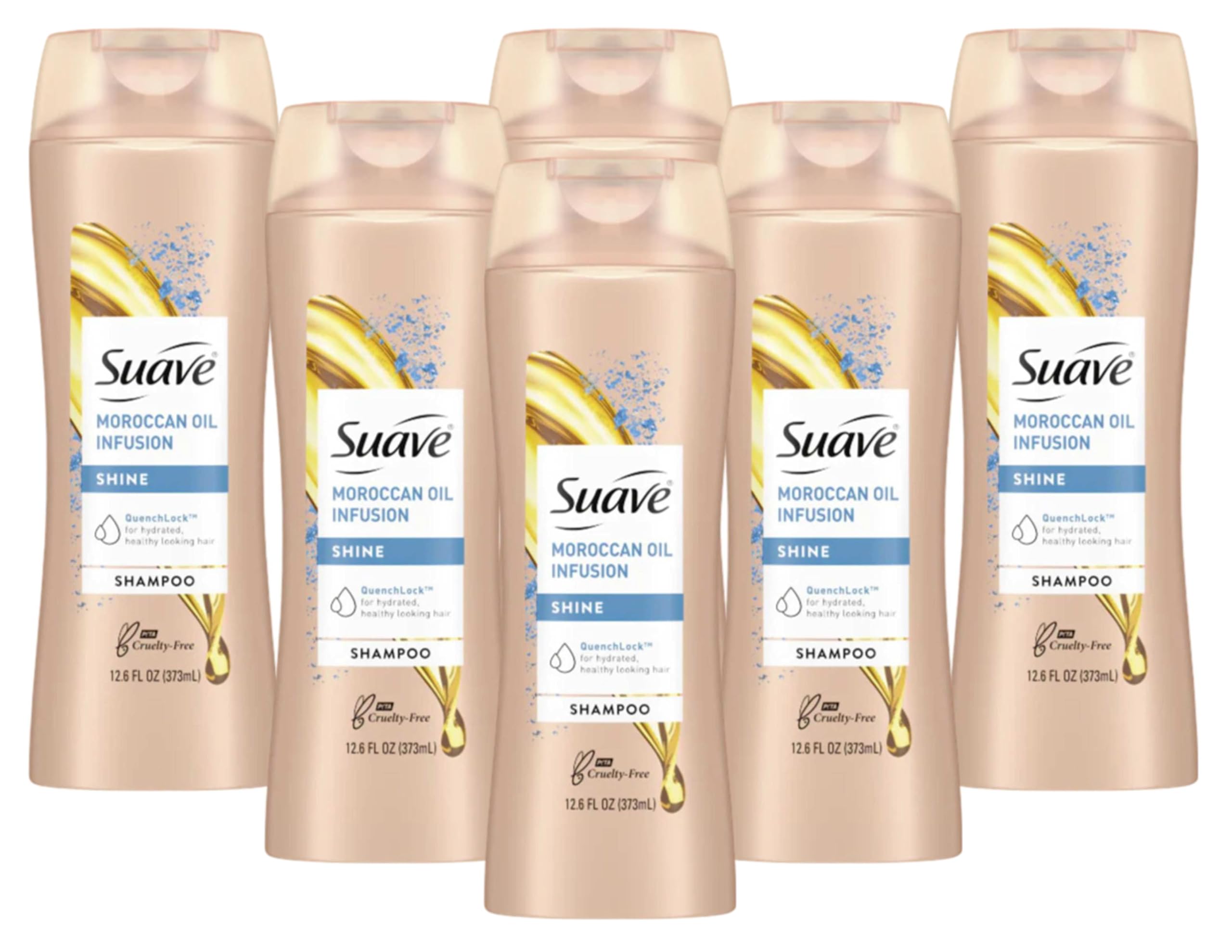 Suave Professionals Shine Shampoo Moroccan Infusion 12.6 oz (Pack of 6)